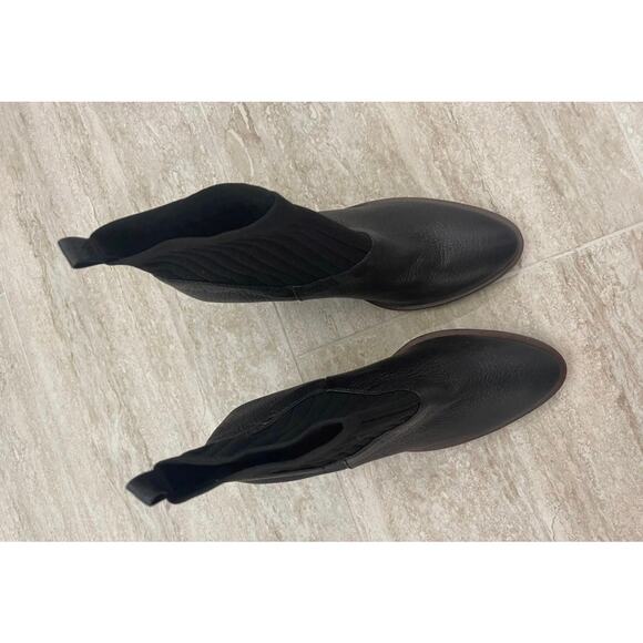 New! Kelsi Dagger sock black leather Booties sz 8 NWT - Picture 6 of 13